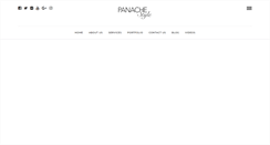 Desktop Screenshot of panachestyle.com